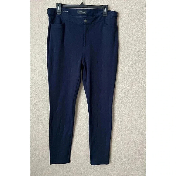 Talbots Womens Lexington Jegging Navy Blue Ankle Length Pants Size 10 - Picture 1 of 15